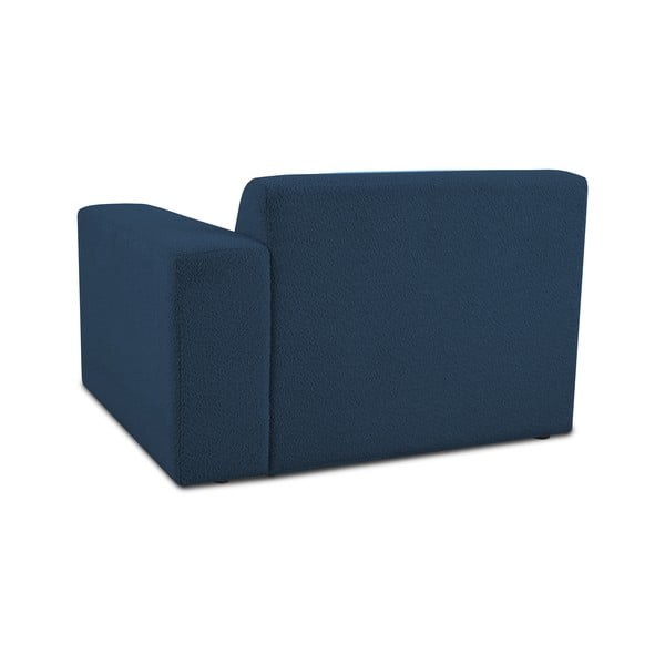 Тъмносин модулен диван от букле (десен ъгъл) Roxy – Scandic-image-2