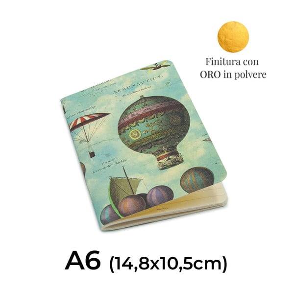Тетрадки в комплект от 4 бр. 192 страници A6 Baloons – Kartos-image-2