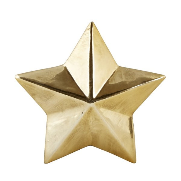 Декоративна керамична звезда в цвят Ceramic Gold - KJ Collection