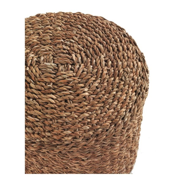 Кафява табуретка от тръстикови пръчки Seaweed – Geese-image-1