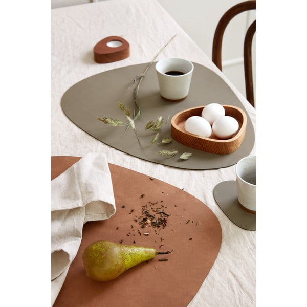Подложка за хранене от еко кожа 37x44 cm Curve L Double Nupo – LIND DNA-image-4