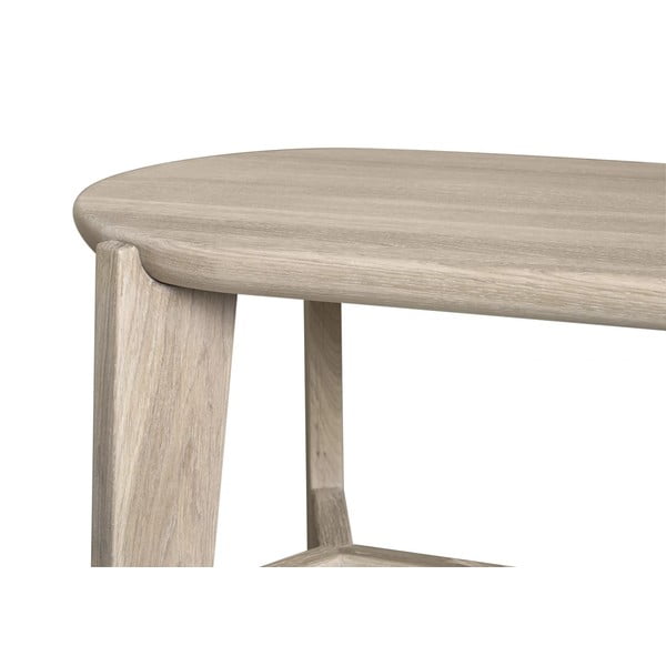 Бар стол от масивен дъб в естествен цвят (височина на седалката 75 cm) Eli – Blomus-image-3