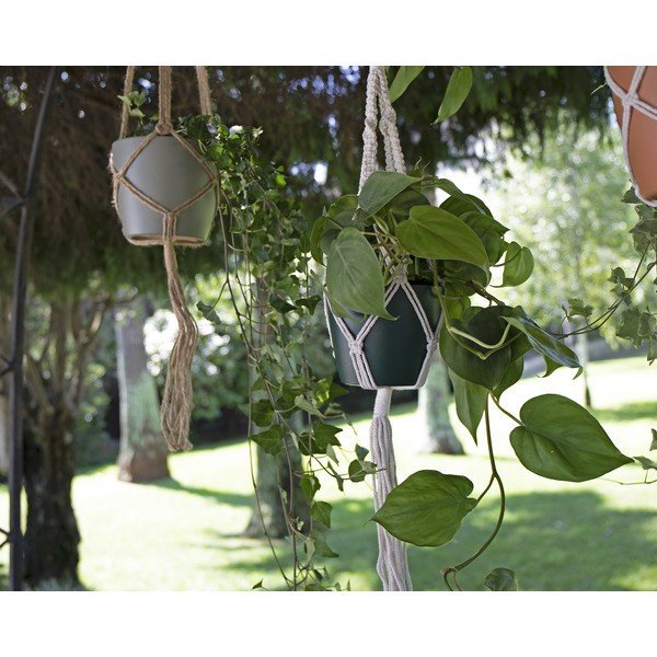 Текстилна закачалка за саксия ø 13 cm (височина 100 cm) Macramé – Artevasi-image-2