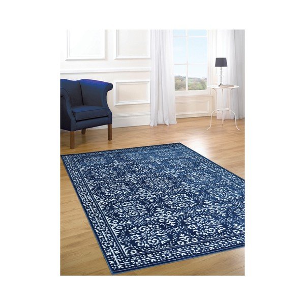 Син килим Webtappeti Reflex Duro, 140 x 200 cm - Floorita