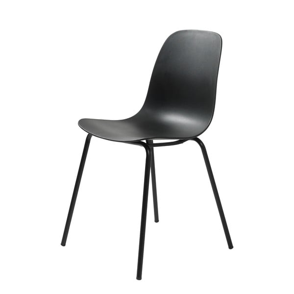 Комплект от 2 черни стола Whitby - Unique Furniture