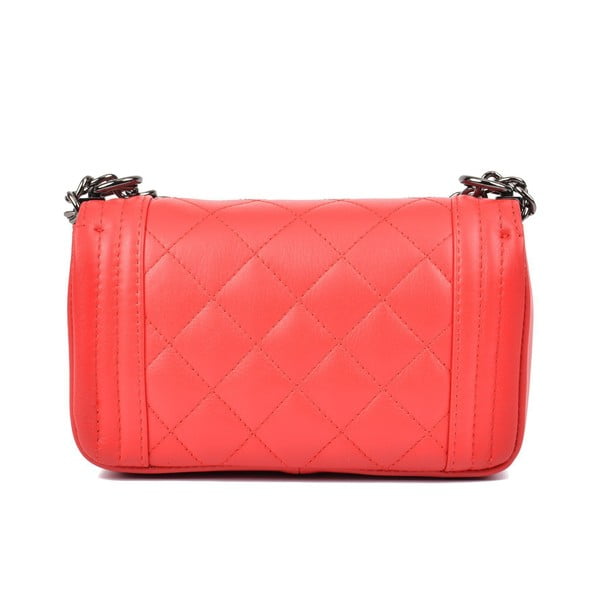 Червена кожена торбичка Mari - Isabella Rhea-image-1