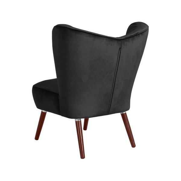 Černé křeslo Max Winzer Sari Velvet-image-1