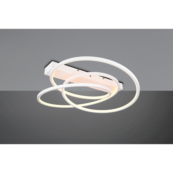 Бяло LED затъмняващо се осветително тяло за таван 49x64 cm Darvin – Trio-image-2