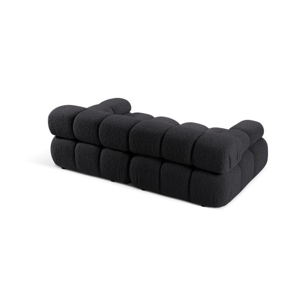 Антрацитен модулен диван от букле 188 cm Bellis – Micadoni Home-image-3