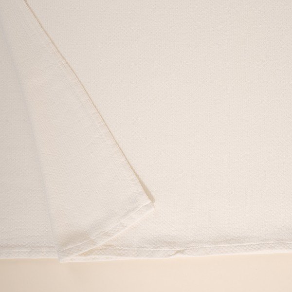 Бяла памучна покривка за двойно легло 160x220 cm Hasir - Mijolnir-image-3