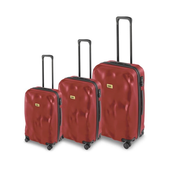 Cestovní set tří kufrů Passion Red