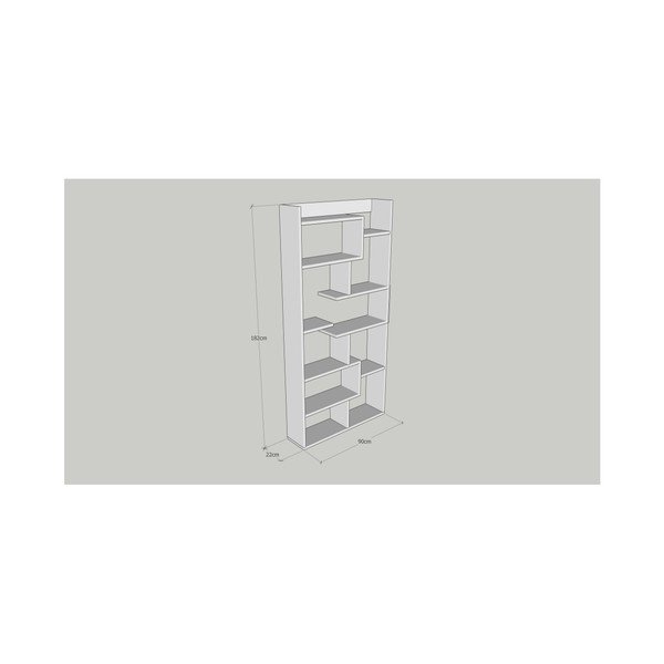 Бяла библиотека Kuttap - Kalune Design-image-2