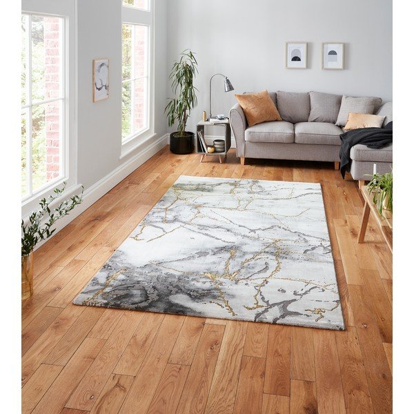 Сиво-златист килим 220x160 cm Craft - Think Rugs-image-1