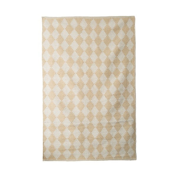 Памучен ръчно тъкан килим Pipsa Curry Diamond, 140 x 200 cm - TJ Serra