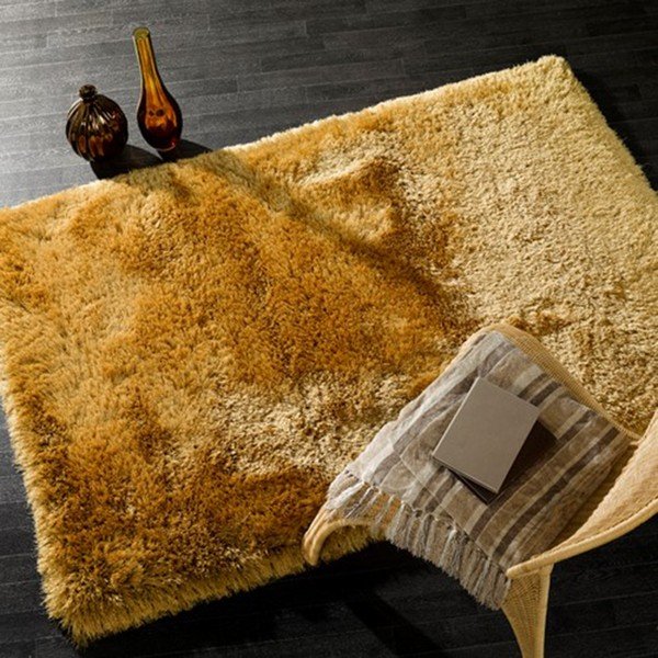 Hořčicový koberec Flair Rugs Pearl, 120 x 170 cm-image-1