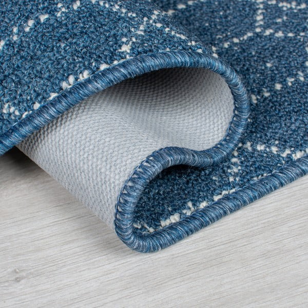 Тъмносиня пътека подходяща за пране 57x230 cm Argyll – Flair Rugs-image-2