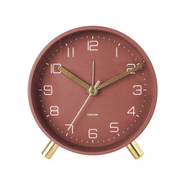 Червен будилник , ø 11 cm Lofty - Karlsson-image-1