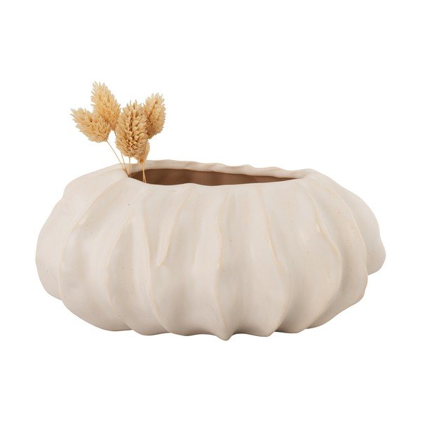 Бяла керамична ваза - House Nordic-image-1