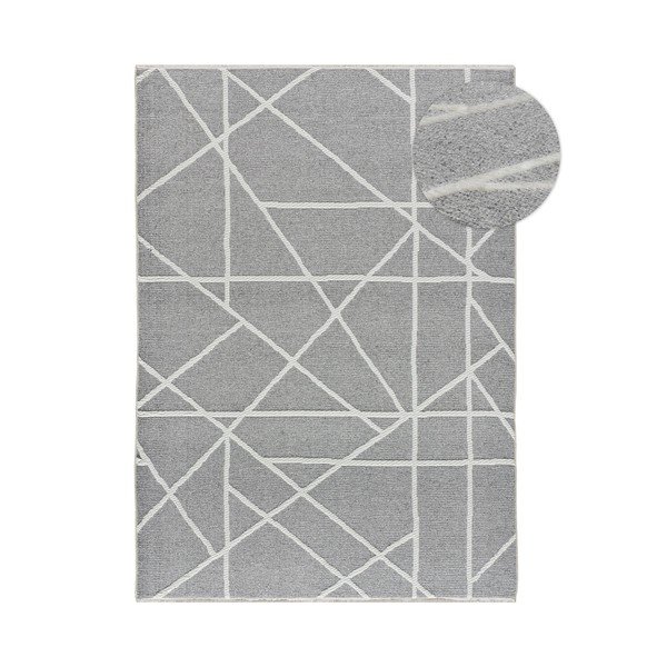 Сив килим 80x150 cm Lux - Universal