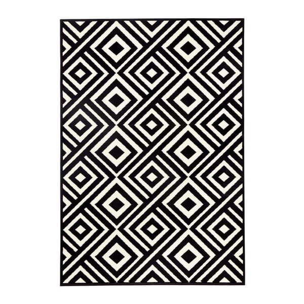 Черно-бял килим , 200 x 290 cm Art - Zala Living