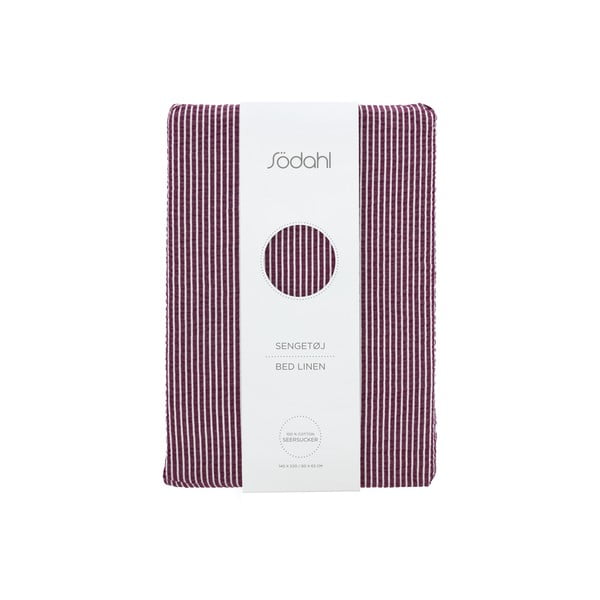 Лилаво единично  памучно спално бельо 140x200 cm Cheerful – Södahl-image-4