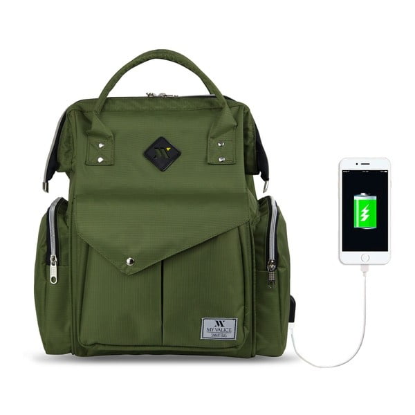 My Valice HAPPY MOM Раница за грижи за бебето с USB порт - Myvalice-image-1