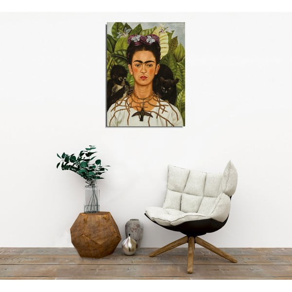 Репродукция на стена върху платно Frida Kahlo, 30 x 40 cm - Wallity-image-3