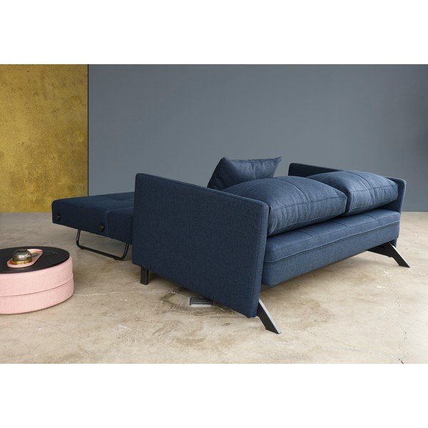 Тъмносин разтегателен диван Cuber с подлакътници Mixed Dance Blue, 100 x 154 cm Cubed - Innovation-image-1