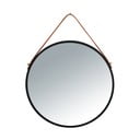 Черно огледало за окачване, ø 40 cm Borrone - Wenko