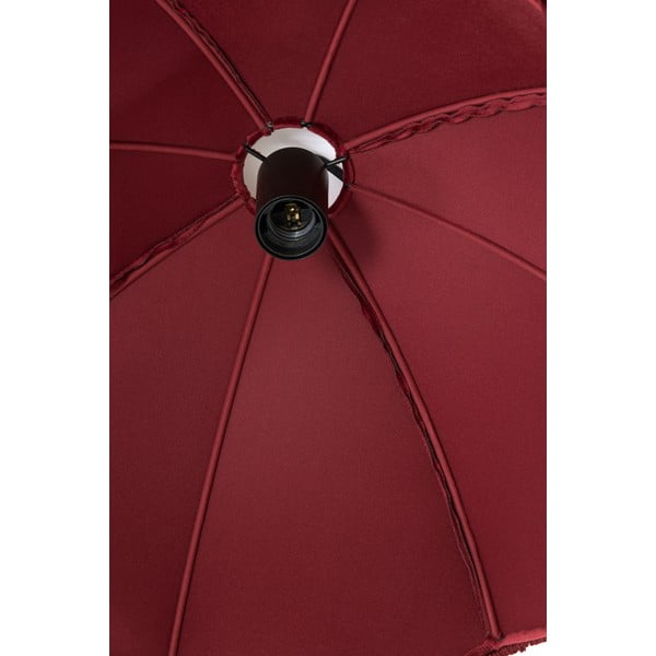 Висящо осветително тяло с текстилен абажур в цвят бордо ø 60 cm Malacia – Light & Living-image-1