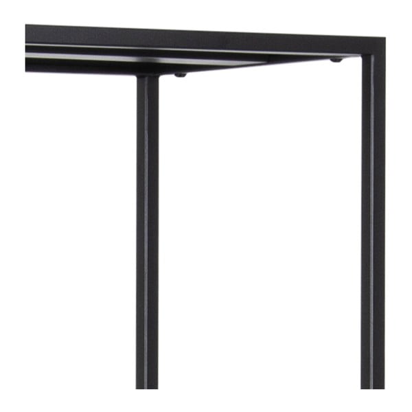 Черна метална библиотека 70x185 cm Newcastle – Actona-image-4