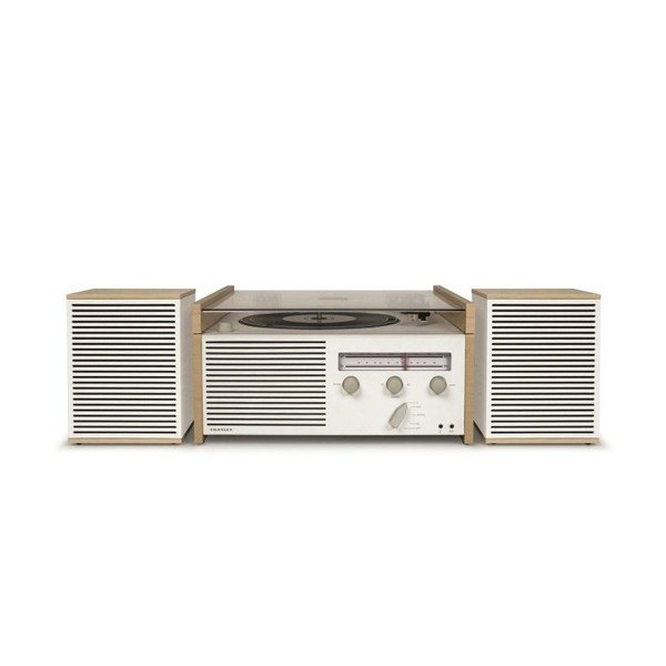 Грамофон в бяло и бежово Natural Switch II - Crosley-image-1