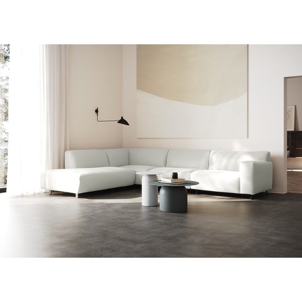 Бял ъглов диван (десен ъгъл) Vesta - Furninova-image-4