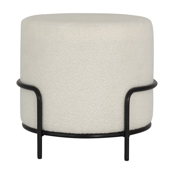 Табуретка от бял плат букле Carl - Tenzo-image-3