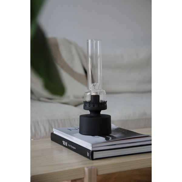 Черна настолна лампа със стъклен абажур (височина 31 cm) Kandella – Markslöjd-image-2