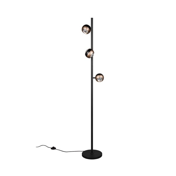 LED подова лампа в черен и бронзов цвят (височина 150 cm) Orbit – Trio Select-image-4