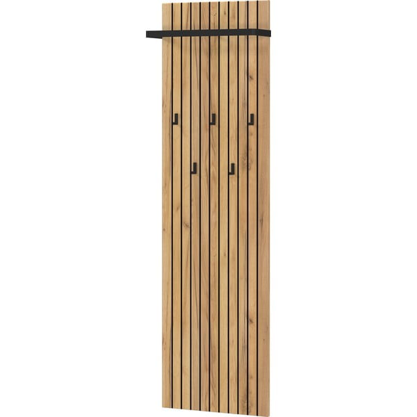 Стенна закачалка от декор от дъб  в естествен цвят 46 cm Libbiano – Germania-image-2