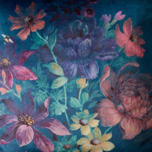 Кадифена декоративна възглавница 45x45 cm Bridgerton Romantic Floral – Catherine Lansfield-image-3