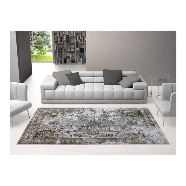 Сив килим Tripoli Style, 133 x 190 cm - DECO CARPET