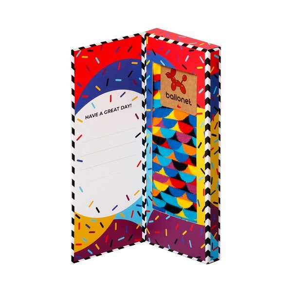 Картичка с рожден ден и залез, размер 41 - 46 - Ballonet Socks-image-3