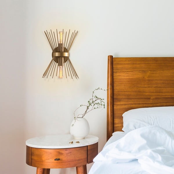 Стенна лампа  в златист цвят Kirpi – Opviq lights-image-3