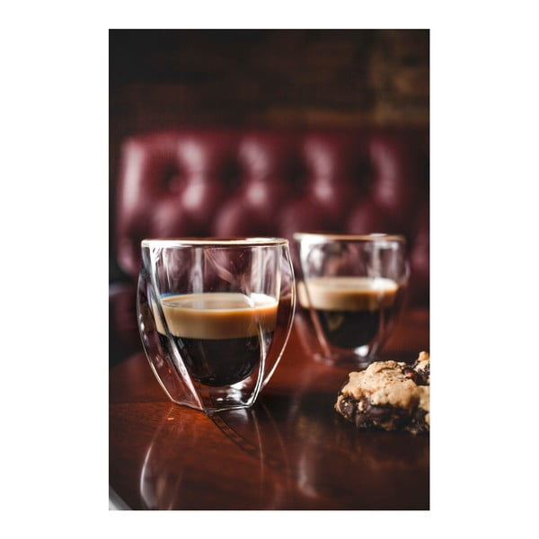 Чаши за капучино с двойни дъна в комплект от 2 бр. 250 ml Cristallo – Vialli Design-image-2