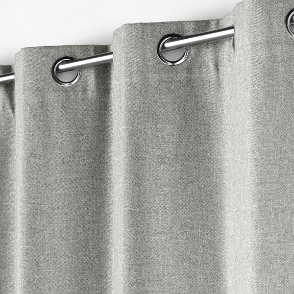 Светлосива затъмняваща завеса 140x260 cm Crepuscule – douceur d'intérieur-image-1