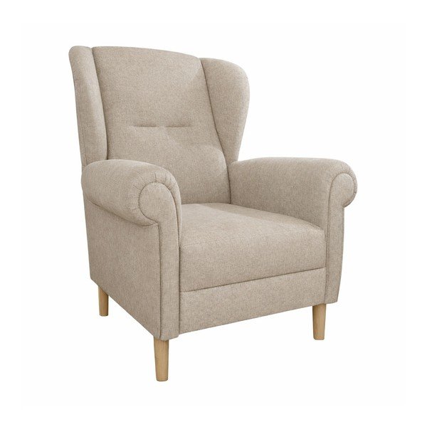 Светлокафяво кресло крило Swan – Ropez