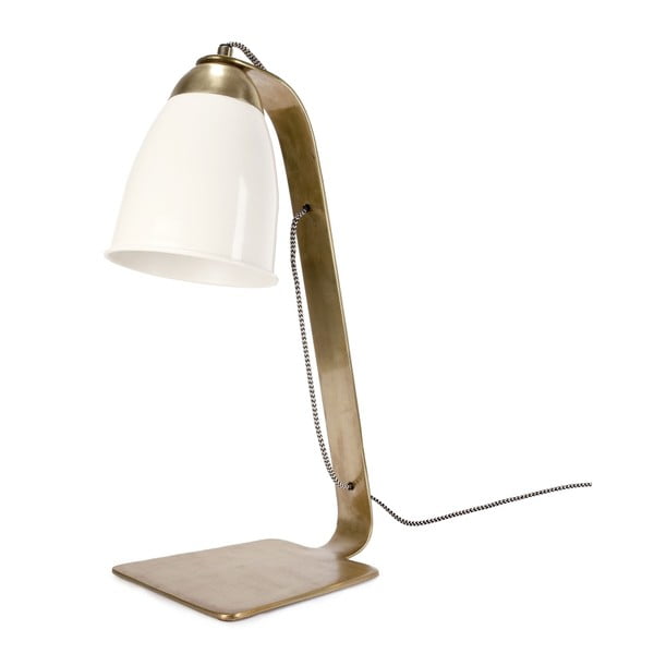 Bílá stolní lampa HF Living Bureau