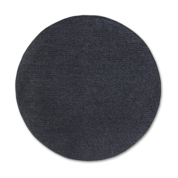 Тъмносив ръчно изработен вълнен кръгъл килим ø 160 cm Francois – Villeroy&Boch