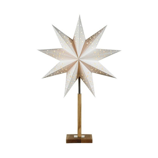 Бяла коледна светлинна украса Solvalla – Markslöjd