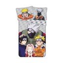 Единично  памучно детско спално бельо 140x200 cm Naruto "Grey" – Jerry Fabrics
