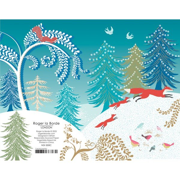 Картички в комплект 8 бр. с коледен мотив Christmas  – Roger la Borde-image-1