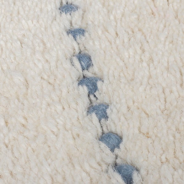 Кремав ръчно изработен вълнен килим 200x290 cm Dottie Geometric – Flair Rugs-image-3